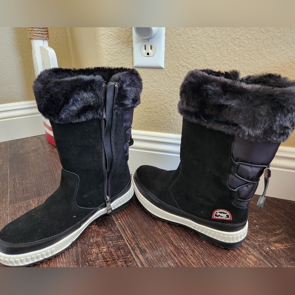 New IOB Pajar 1963 Black Boots, Fur - Picture 10 of 13